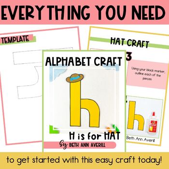 Letter h is for hat craftivity letter of the week Alphabet Craft