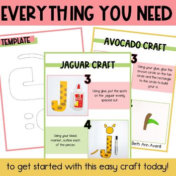 Letter j is for jaguar craftivity letter of the week Alphabet Craft