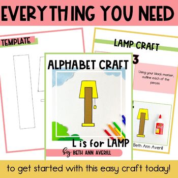 Letter l is for lamp craftivity letter of the week Alphabet Craft