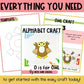 Letter o is for owl craftivity letter of the week Alphabet Craft