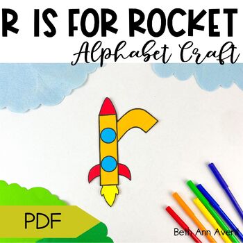 Letter r is for rocket craftivity letter of the week Alphabet Craft