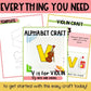 Letter v is for violin craftivity letter of the week Alphabet Craft