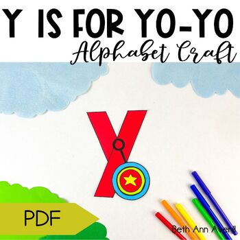 Letter y is for yo-yo craftivity letter of the week Alphabet Craft