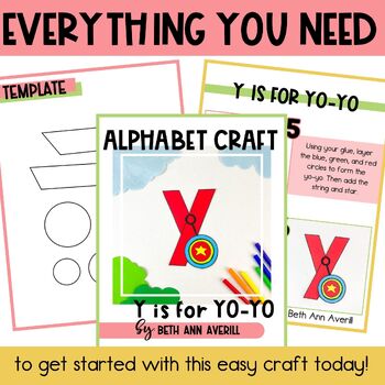 Letter y is for yo-yo craftivity letter of the week Alphabet Craft