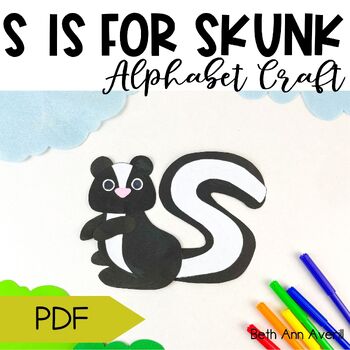 Letter s is for skunk craftivity letter of the week Alphabet Craft