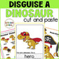 Disguise a Dinosaur Cut and Paste Craft Activity for Bulletin Board Decor