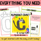 Letter C is for Cat craftivity letter of the week Alphabet Craft Uppercase