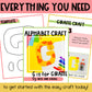 Letter G is for Giraffe craftivity letter of the week Alphabet Craft Uppercase