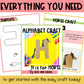 Letter H is for Horse craftivity letter of the week Alphabet Craft Uppercase