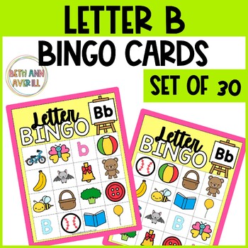 Letter B Activities Bingo Letter Sounds Letter B Beginning Sound Alphabet Games