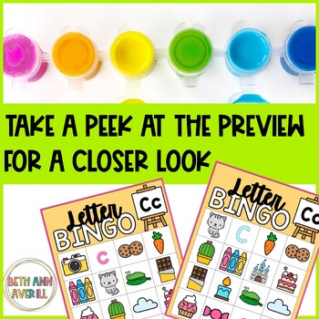 Letter C Activities Bingo Letter Sounds Letter C Beginning Sound Alphabet Games