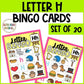Letter H Activities Bingo Letter Sounds Letter H Beginning Sound Alphabet Games