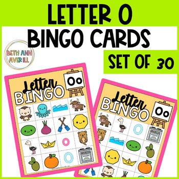 Letter O Activities Bingo Letter Sounds Letter O Beginning Sound Alphabet Games