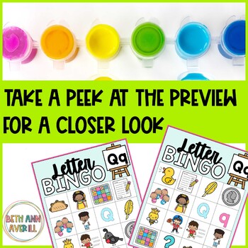 Letter Q Activities Bingo Letter Sounds Letter Q Beginning Sound Alphabet Games