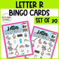 Letter R Activities Bingo Letter Sounds Letter R Beginning Sound Alphabet Games