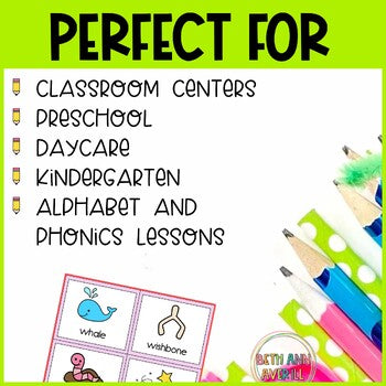Letter W Activities Bingo Letter Sounds Letter W Beginning Sound Alphabet Games
