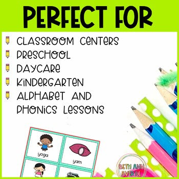 Letter Y Activities Bingo Letter Sounds Letter Y Beginning Sound Alphabet Games