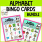 Letter Bingo Activities Letter Sounds Beginning Sound Alphabet Games BUNDLE