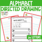 Alphabet Directed Drawing and Writing Kindergarten Back to School