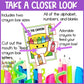 Feed the Crayon Box Activity Alphabet Fluency and Counting for Back to School