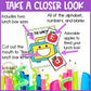 Feed the Lunch Box Activity Alphabet Fluency and Counting for Back to School