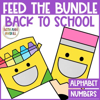 Back to School Math and Literacy Feed the Games September Centers