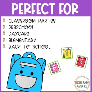 Back to School Math and Literacy Feed the Games September Centers