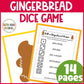 Roll a Gingerbread Man Craft w Build a Gingerbread Man Bulletin Board Activity