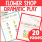Flower Shop Dramatic Play Printables Summer Dramatic Play Activity end of year