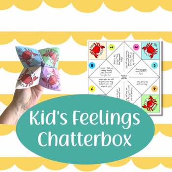 Feelings Fortune Teller Talk About Emotions in Early Education