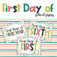 Back to School Signs to Hold "First Day of _"