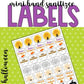Halloween Mini Hand Sanitizer Labels