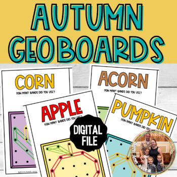 Autumn Geoboards for Preschoolers