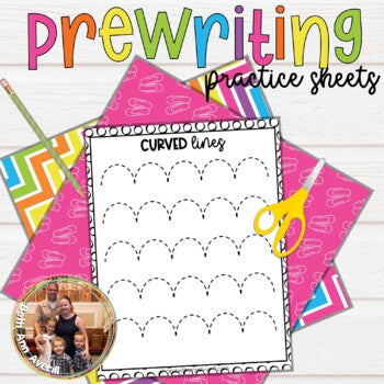 PreWriting Worksheets for Preschoolers 100+ Pages of Prewriting Skills