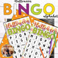 Halloween Alphabet Bingo Cards for Preschoolers