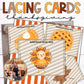 Thanksgiving Lacing Cards for Preschoolers