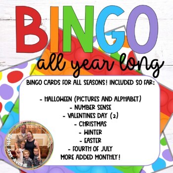 Bingo Endless Growing Bundle Year Long Bundle