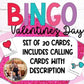 Valentines Day Activities Valentines Day Bingo for Classroom Parties