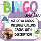 Back from Winter Break Bingo