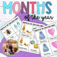 Months of the Year Flashcard Printable Set