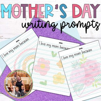 Mothers Day Writing Paper Themed Lined Paper Set