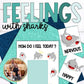 Identifying Feelings and Emotions with Sharks Activity Shark week Check In Chart