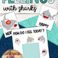Identifying Feelings and Emotions with Sharks Activity Shark week Check In Chart