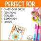 Groovy Alphabet Posters Classroom Decor Retro Groovy Boho Classroom Posters
