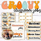 Groovy Boho Retro Today's Schedule and Classroom Jobs Classroom Decor