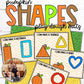 Pumpkin Shape Activity Play Dough Mats Fine Motor Halloween Playdough Mats