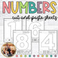 Number Words Cut and Paste Worksheets