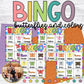 Rainbow Butterfly Colors Bingo Set for Preschoolers