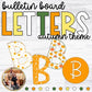 Fall Bulletin Board Letters for Halloween Theme & October Classroom Decor