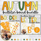 Fall Bulletin Board Borders and Letters Bundle Printable Bulletin Board Letters